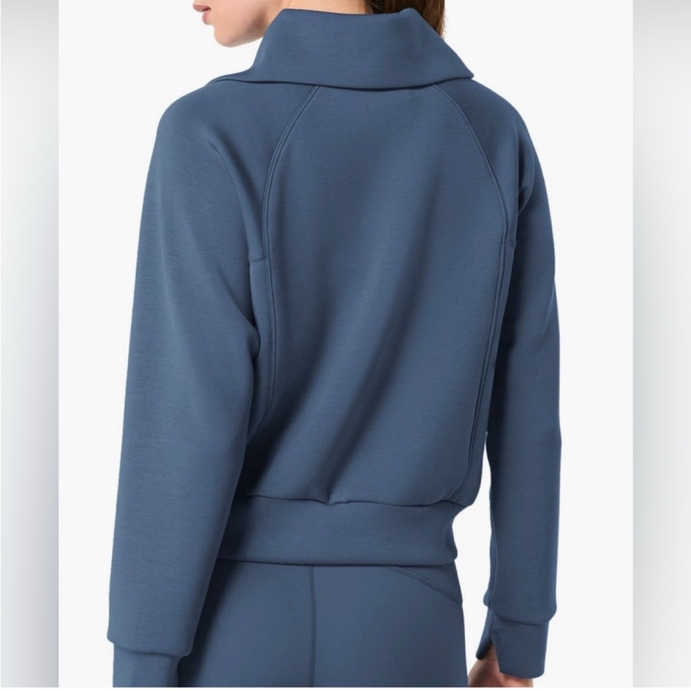 SPANX AirEssentials Half Zip Sweatshirt Women’s Size XS - Picture 3 of 5